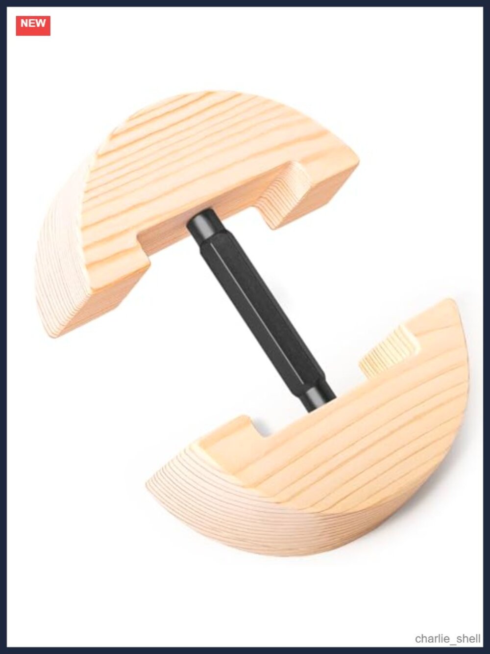 Hat Stretcher Fitted Hats Adjustable Solid Wood Metal Turnbuckle Fits 7-8.5